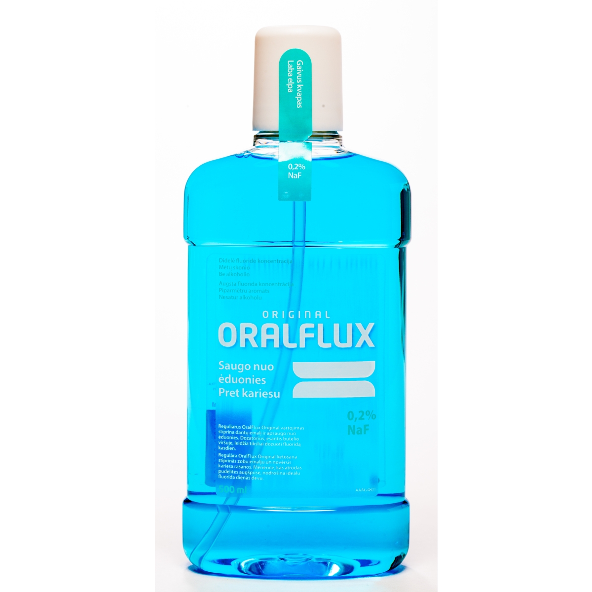 ORALFLUX Original mutes dobuma skalojamais līdzeklis, 500 ml