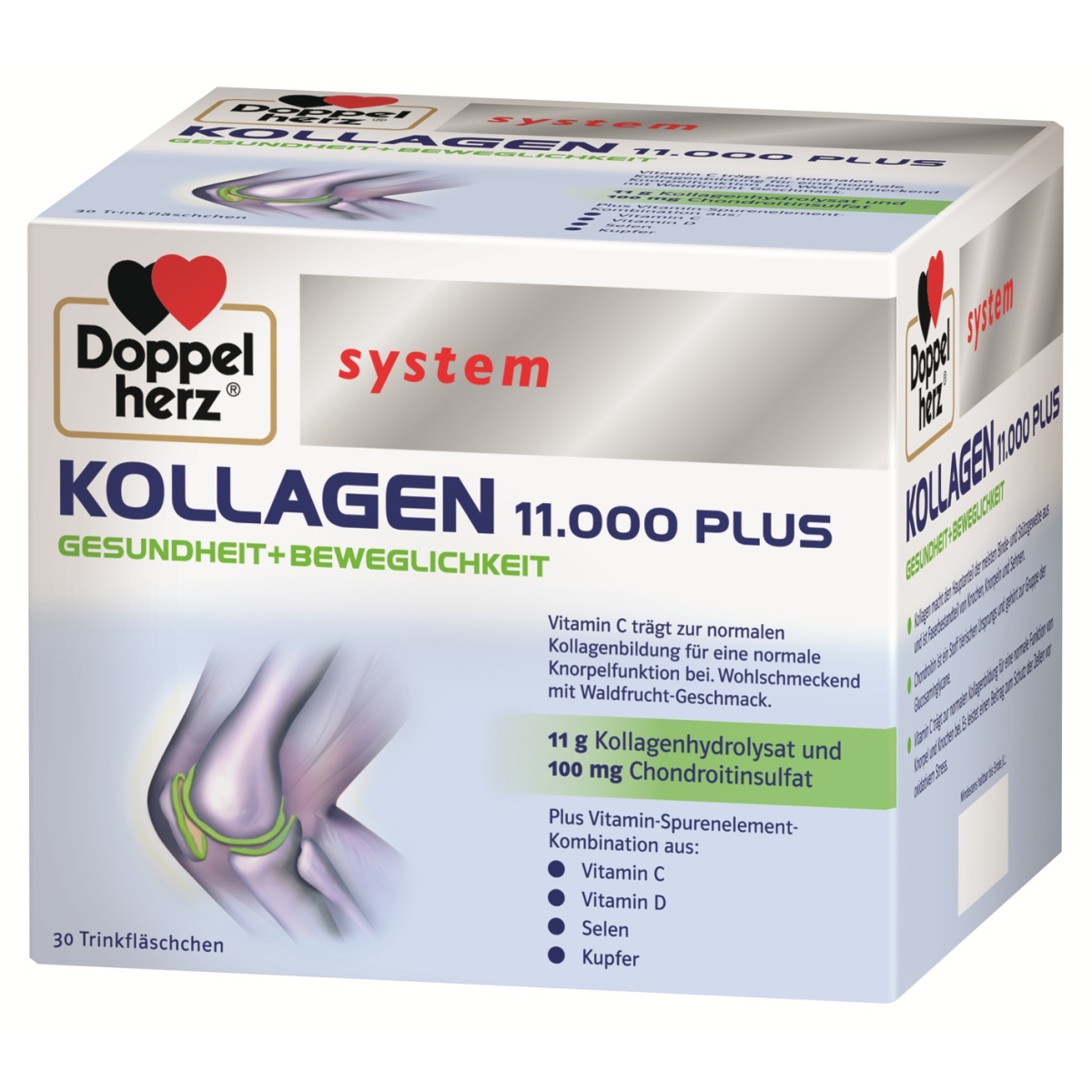 DOPPELHERZ® System kollagen 11.000 ampulas 25 ml, 30 agb.