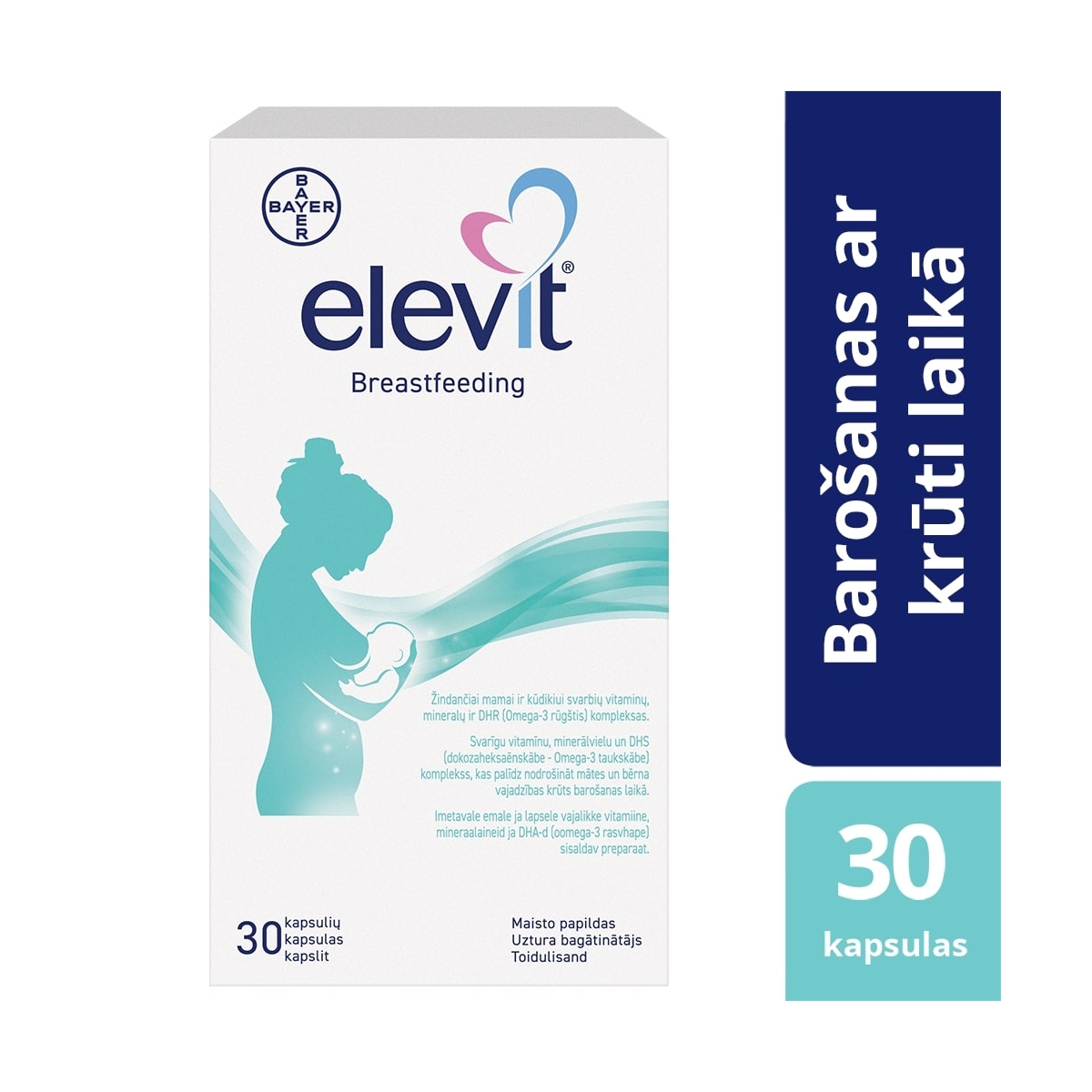 ELEVIT Breastfeeding kapsulas, 30gab