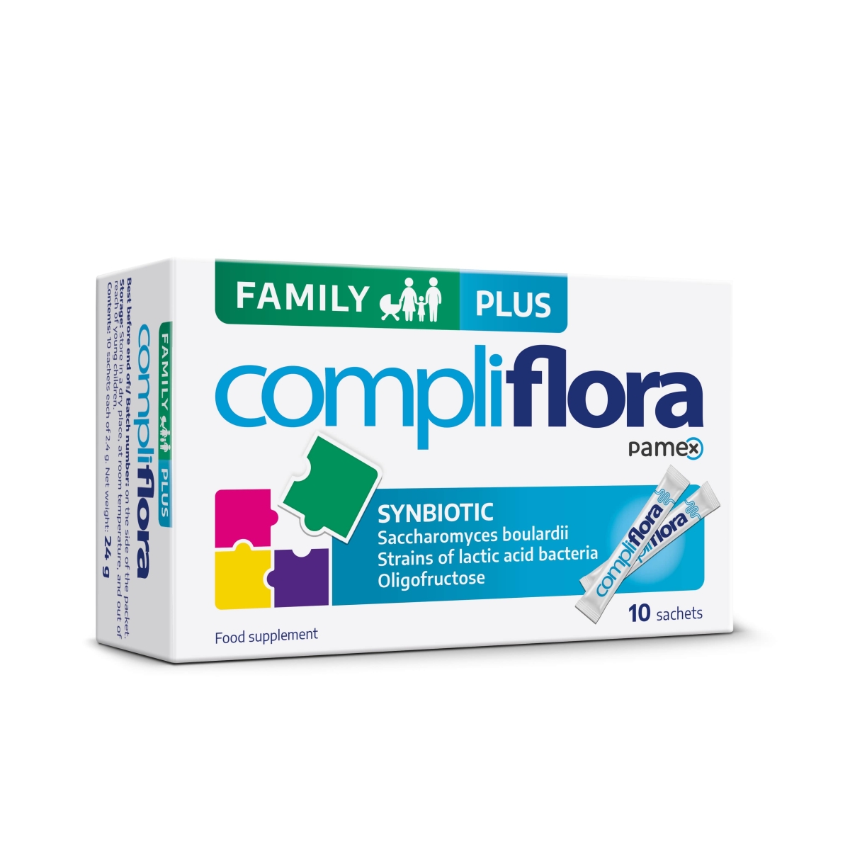 COMPLIFLORA Family+ pulveris, 10 gab.