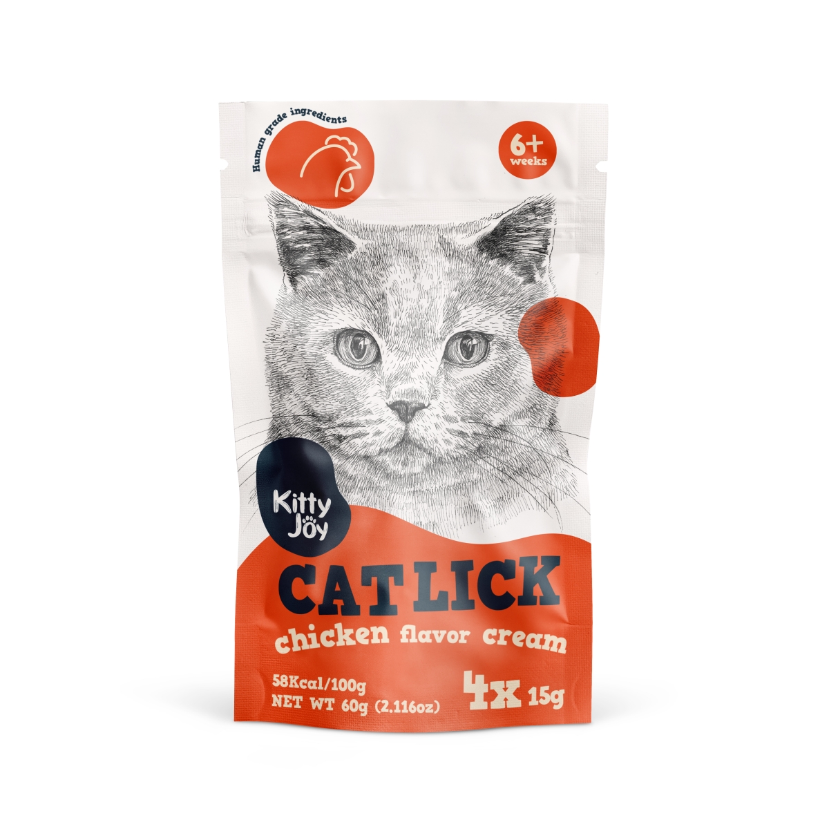 KITTY JOY KĀRUMS AR VISTU 60G (15GX4) - Produkta attēls