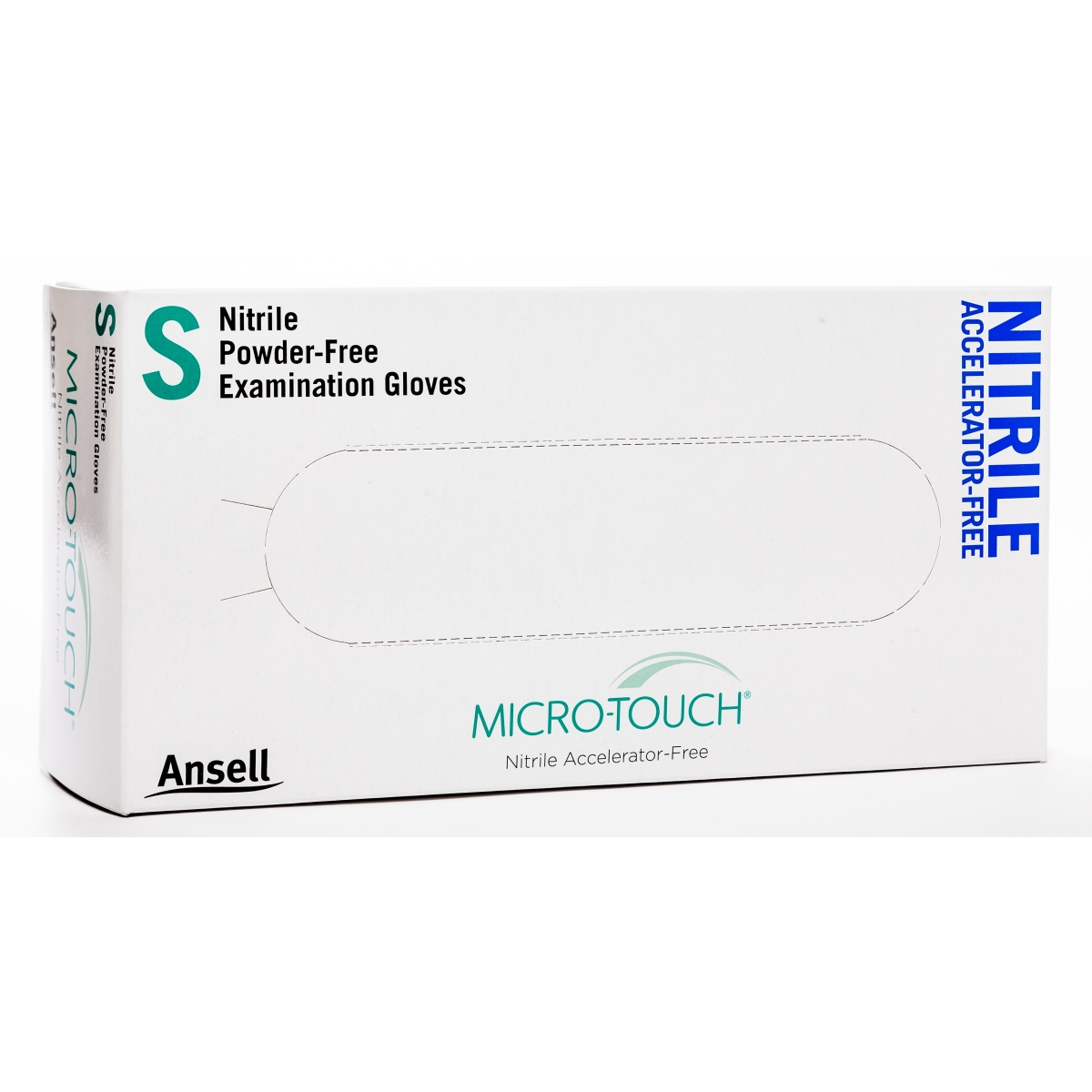 ANSEL CIMDI MICRO-TOUCH NITRIL PF S N100 INDIGO - Produkta attēls