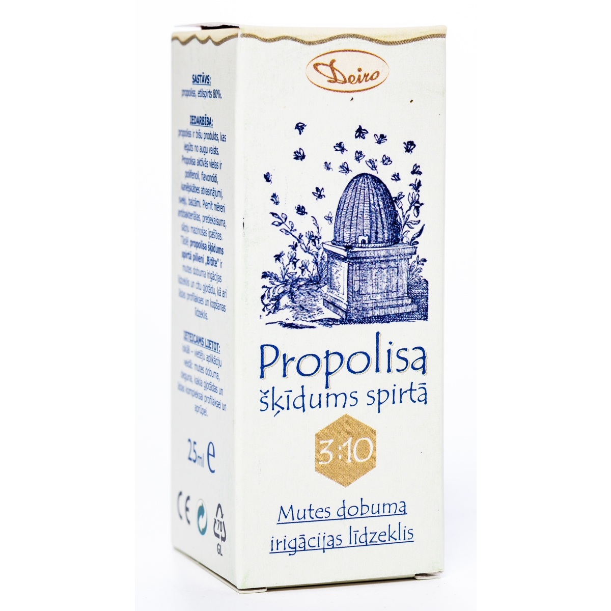 PROPOLISA SPIRTA ŠĶĪDUMS "BITĪTE" 3:10 25ML