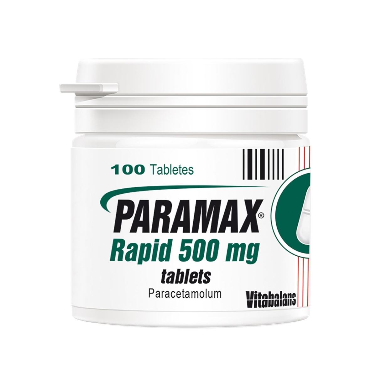 PARAMAX RAPID 500MG TABLETES N100 - Produkta attēls