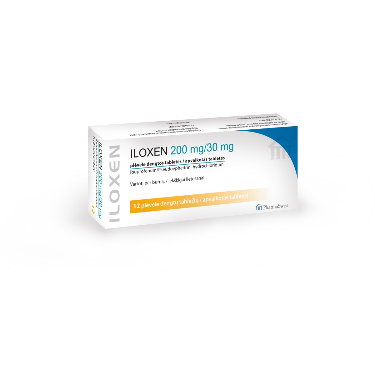 ILOXEN 200MG/30MG TBL N12