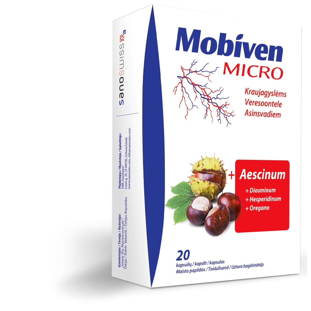 Mobiven MICRO kapsulas N20 - Produkta attēls