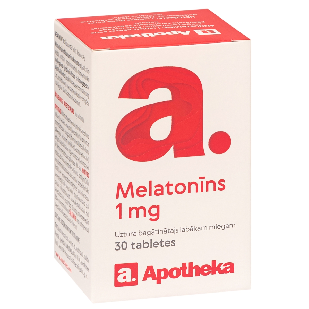 APOTHEKA Melatonīns 1 mg tabletes, 30 gab