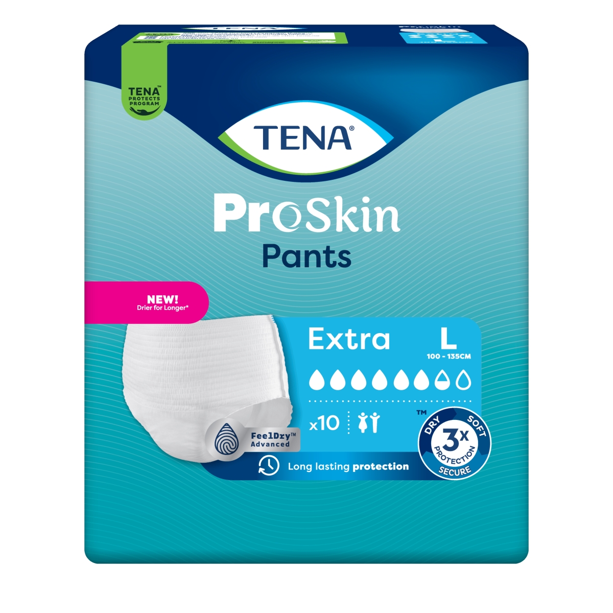 TENA Pants Extra biksītes L izmērs, 10 gab.