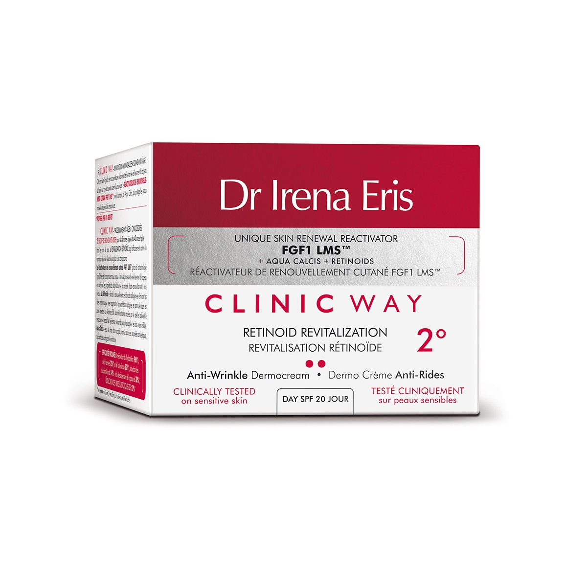 CLINIC WAY 2 Retinoid pretgrumbu dienas krēms 40+, 50 ml - Produkta attēls