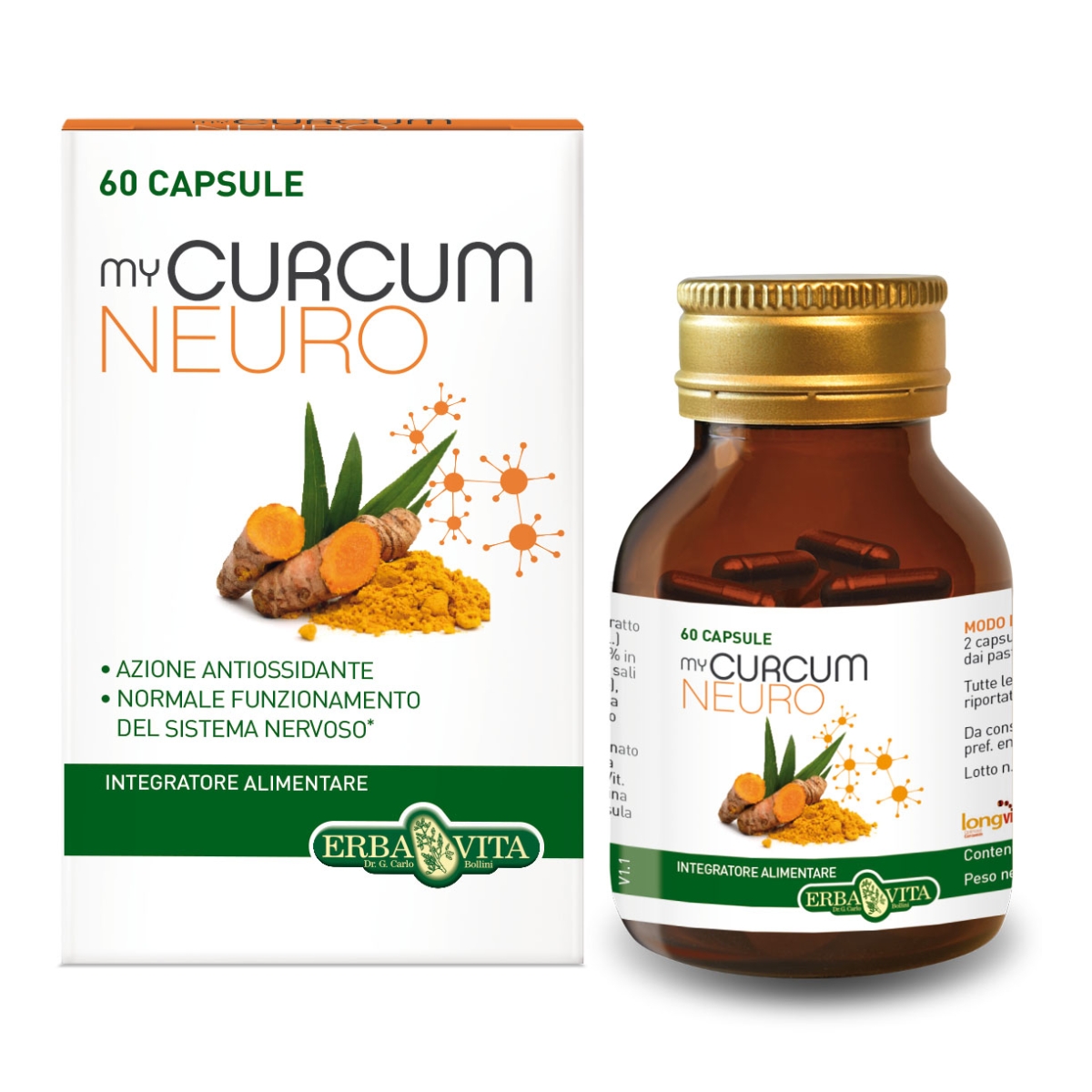 MYCURCUM NEURO CPS N60 - Produkta attēls