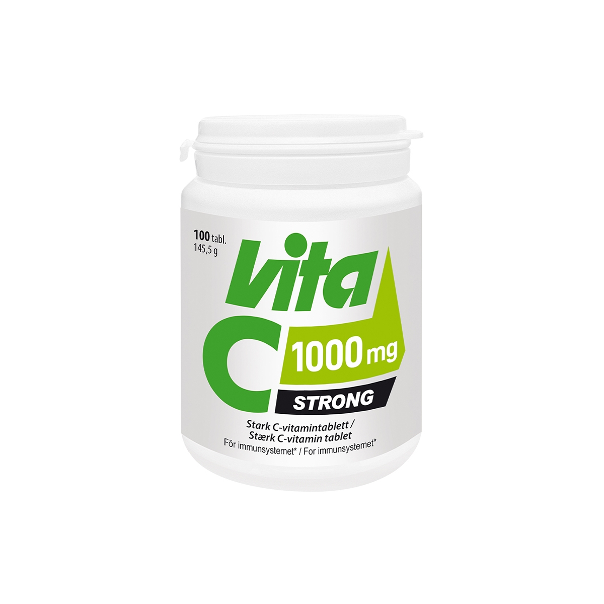 VITA C Strong 1000mg tabletes, 100 gab