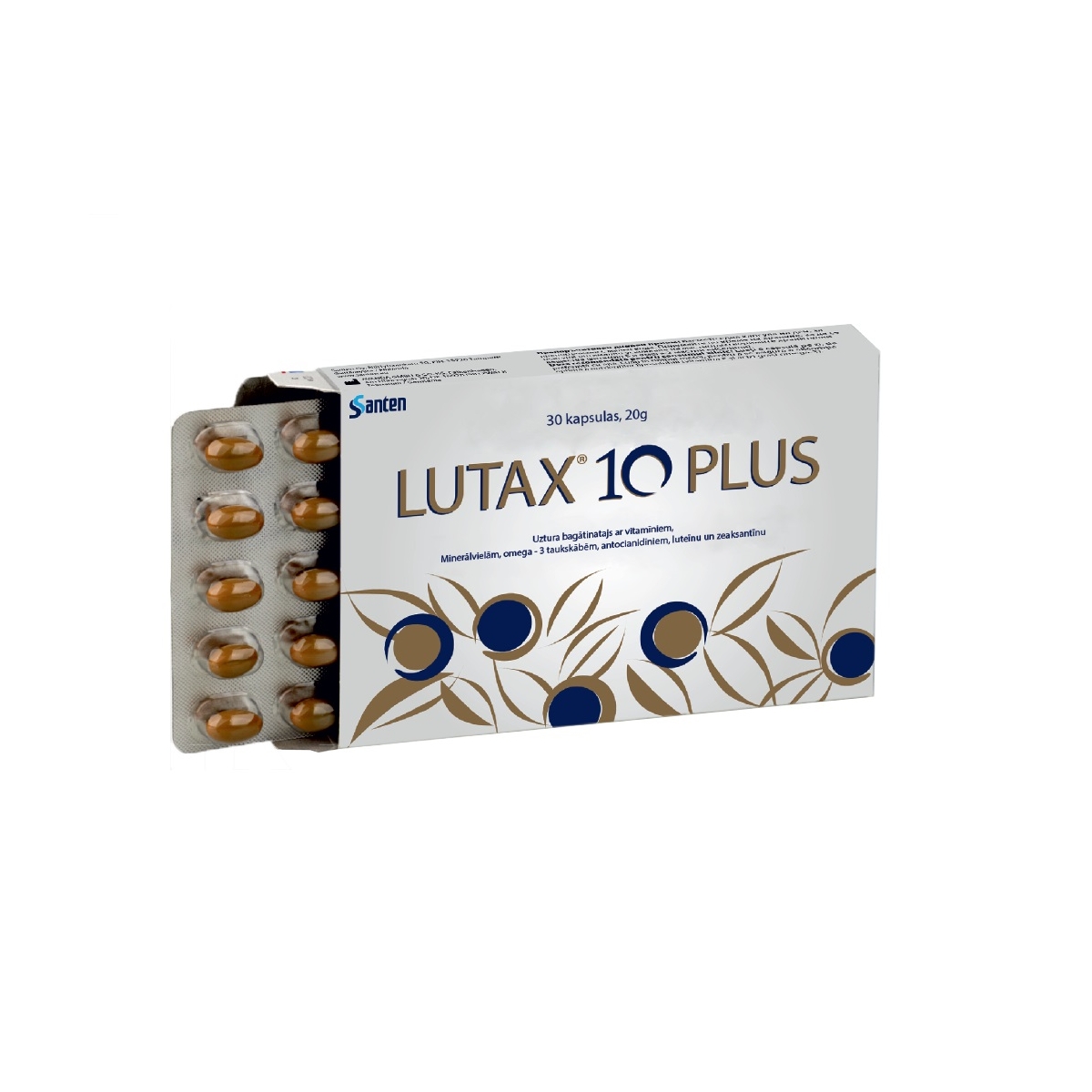 LUTAX® 10 Plus kapsulas, 30 gab