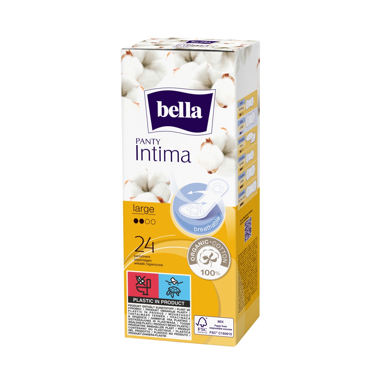 BELLA INTIMA Large ikdienas ieliktnīši, 24 gab. - Produkta attēls