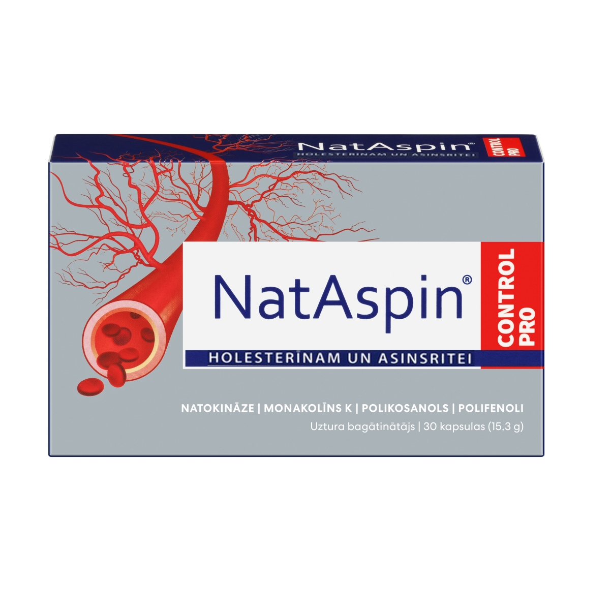 NatAspin® Control Pro kapsulas, 30 gab.