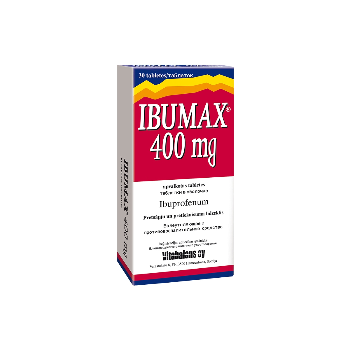 IBUMAX 400MG TABLETES (BLIST.) N30