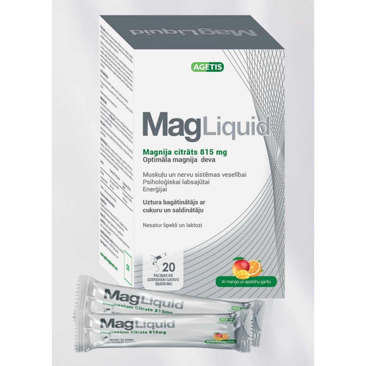 MAGLIQUID 815 mg šķidrums, 20 gab. - Produkta attēls