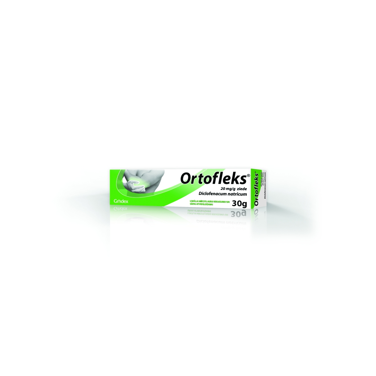 ORTOFLEKS 20MG/G ZIEDE 30G - Produkta attēls