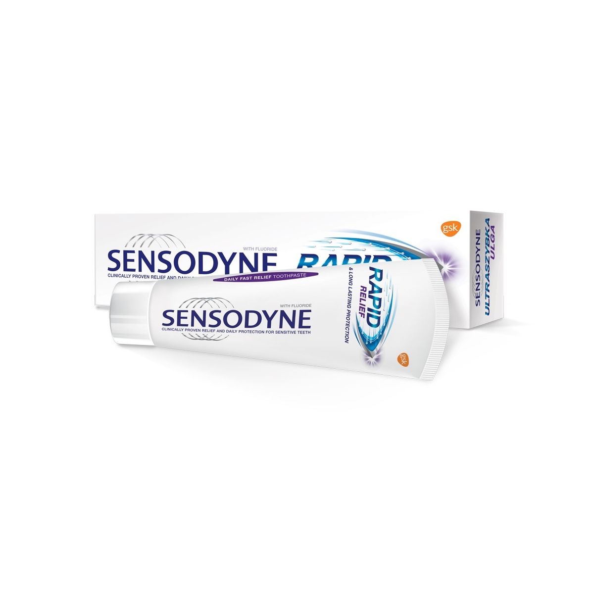 SENSODYNE Rapid Relief ātras iedarbības zobu pasta, 75 ml