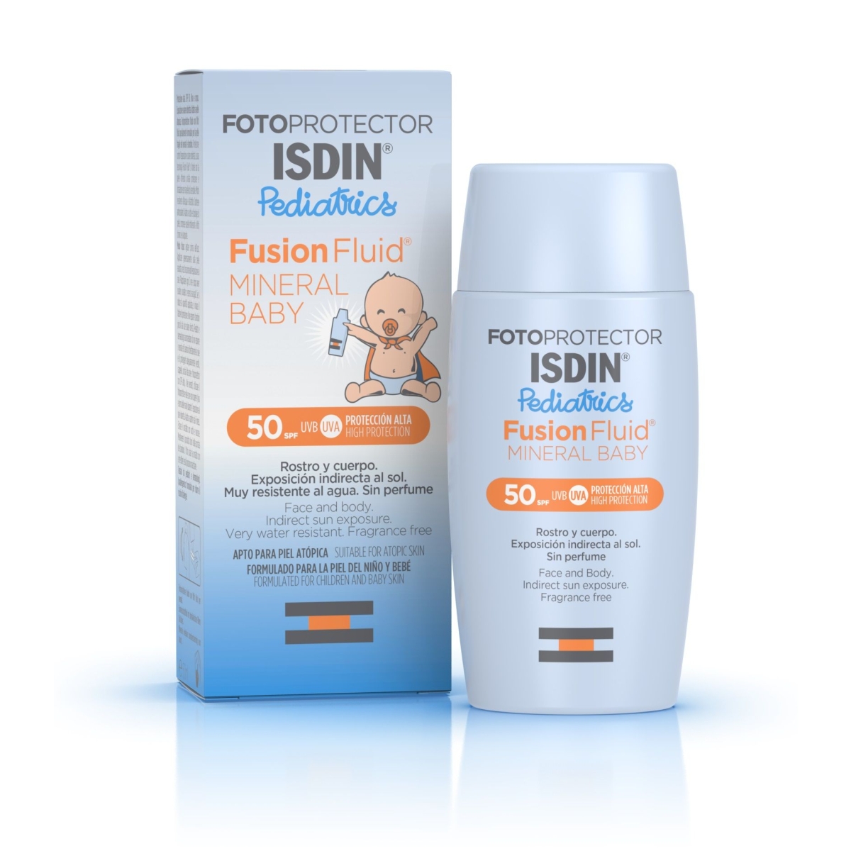 ISDIN Fotoprotector saules aizsargfluīds bērniem SPF50, 50 ml