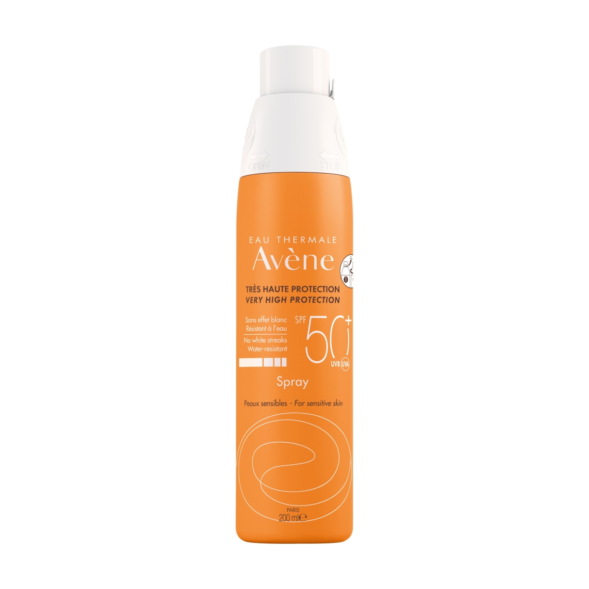 AVÈNE Sun SPF50+ izsmidzināms aizsarglīdzeklis, 200ml