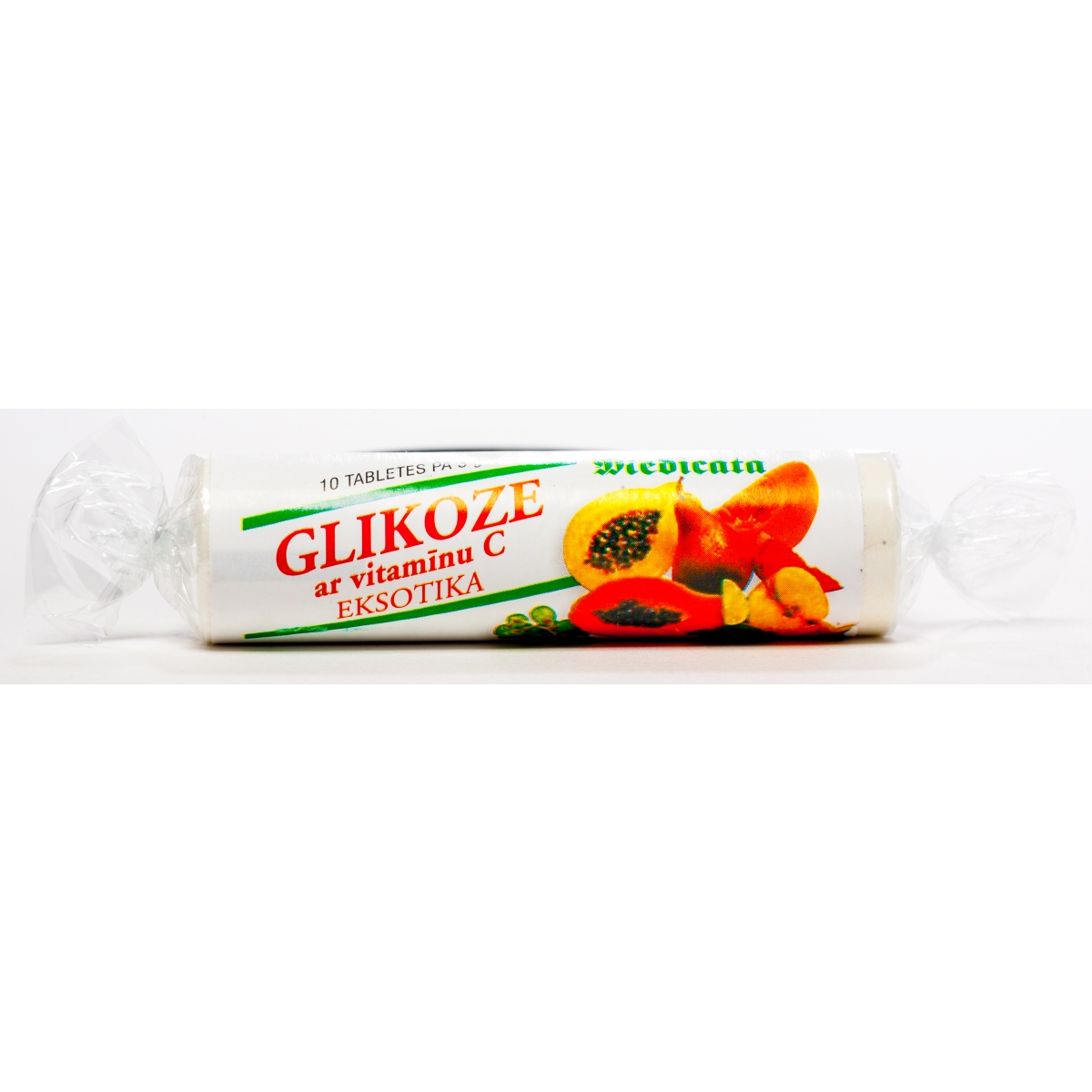 GLIKOZE AR C VITAMĪNU EKSOTIKA N10 (LIETUVA) - Produkta attēls