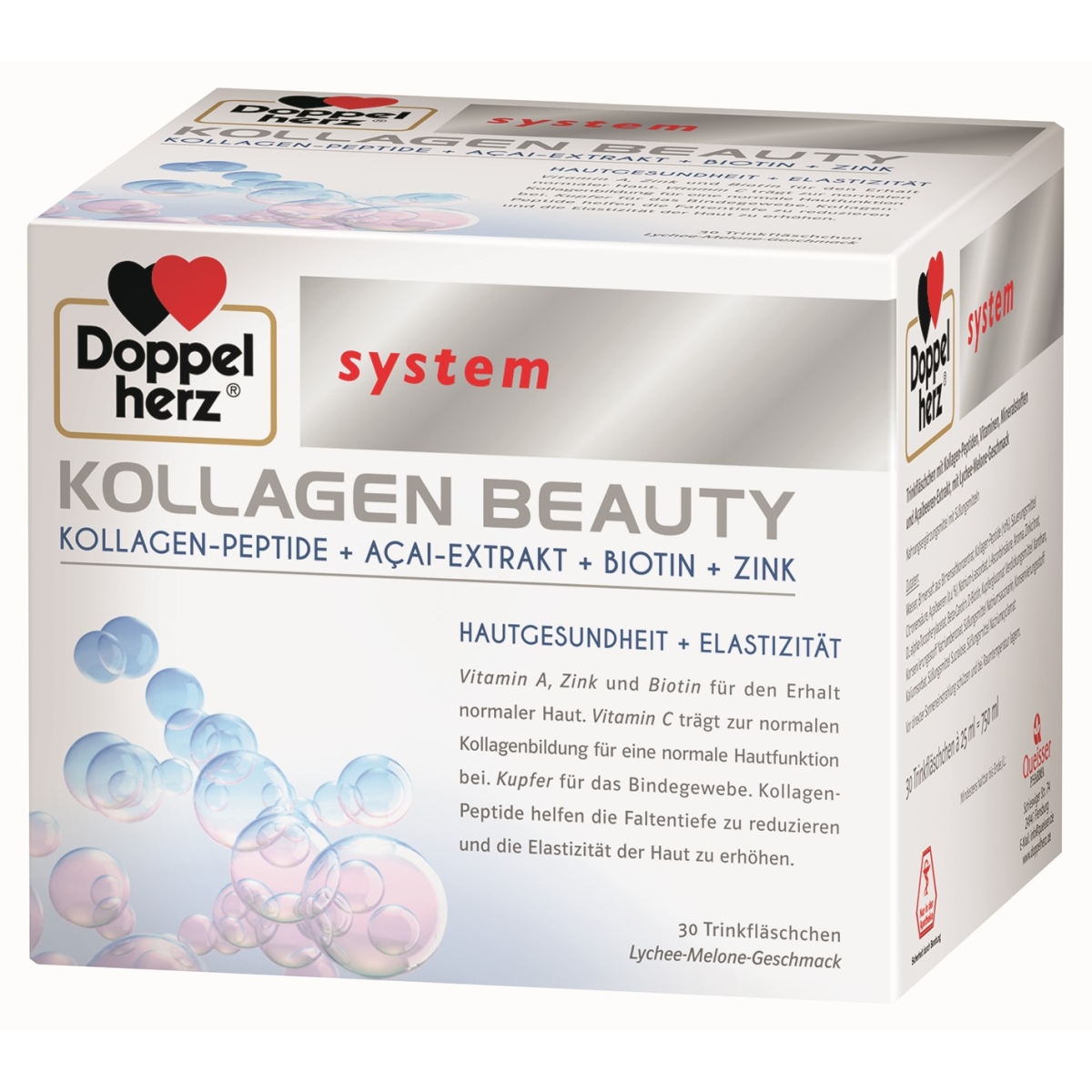 DOPPELHERZ® System kollagen beauty ampulas 25 ml, 30 gab.