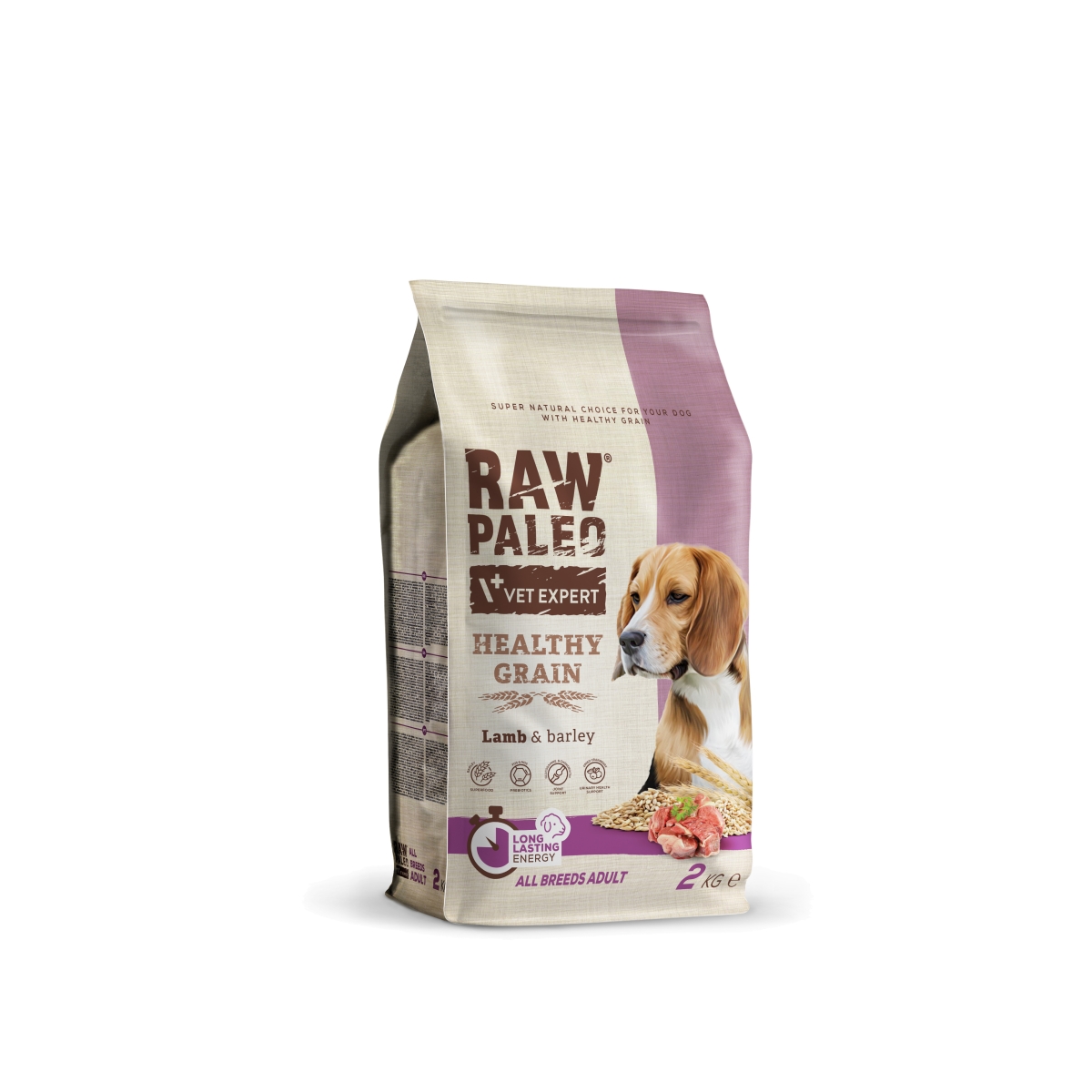 RAW PALEO HG SUŅU SAUSĀ B JĒRS/MIEŽI 2KG - Produkta attēls