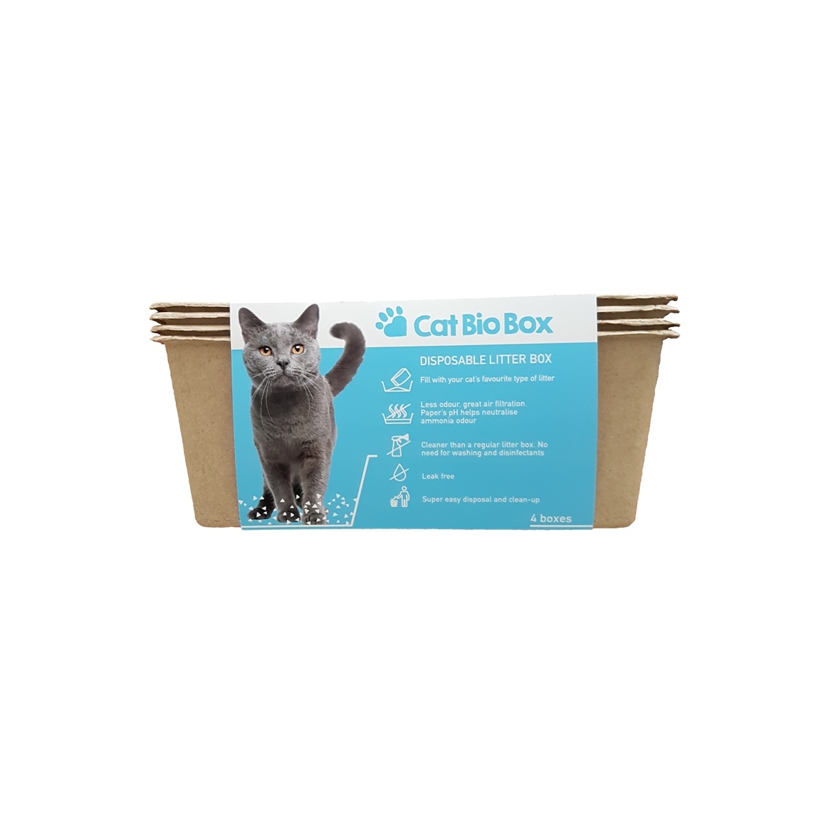 KAĶU TUALETE CAT BIO BOX N4 - Produkta attēls