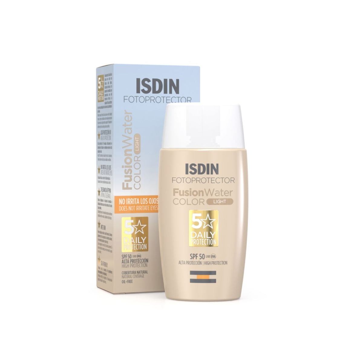 ISDIN Fotoprotector fluīds ar gaišu toni SPF50, 50 ml