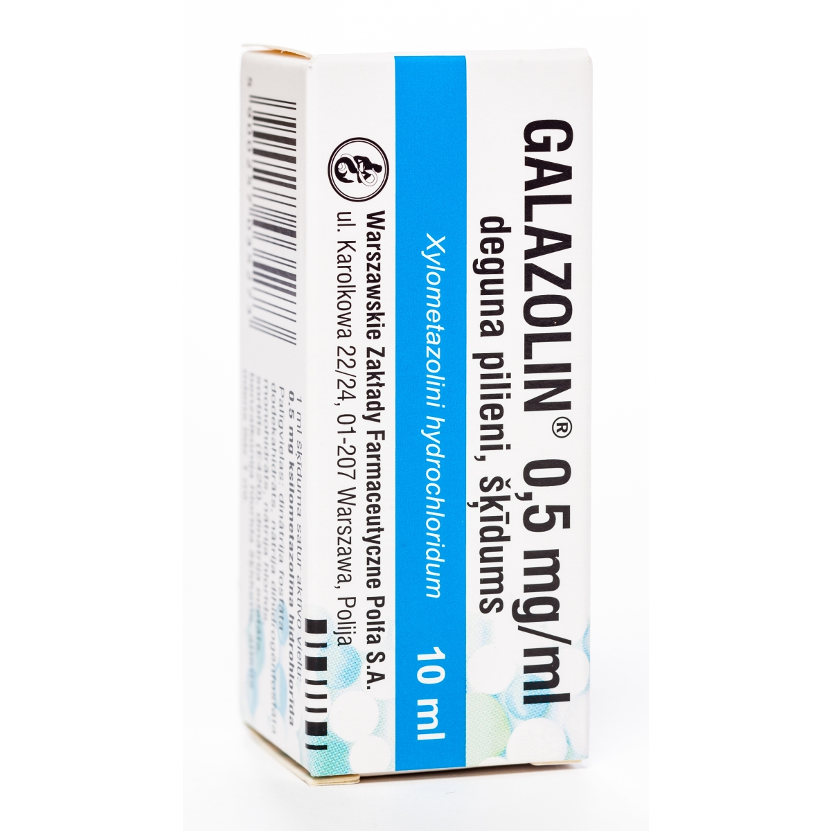 GALAZOLIN 0.05% DEGUNA PILIENI 10ML - Produkta attēls