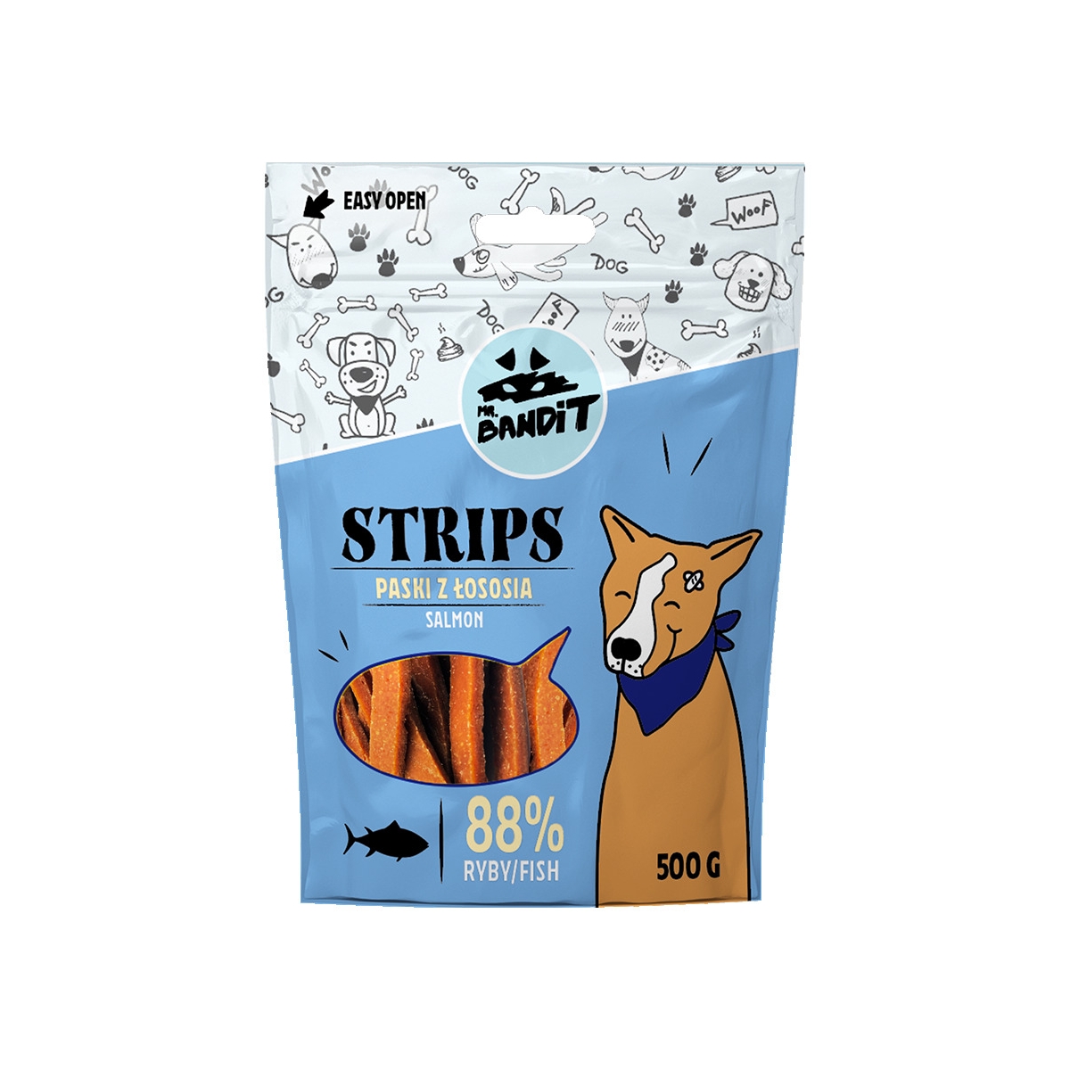 MR.BANDIT STRIPS LAŠA STRĒMELES 500G - Produkta attēls