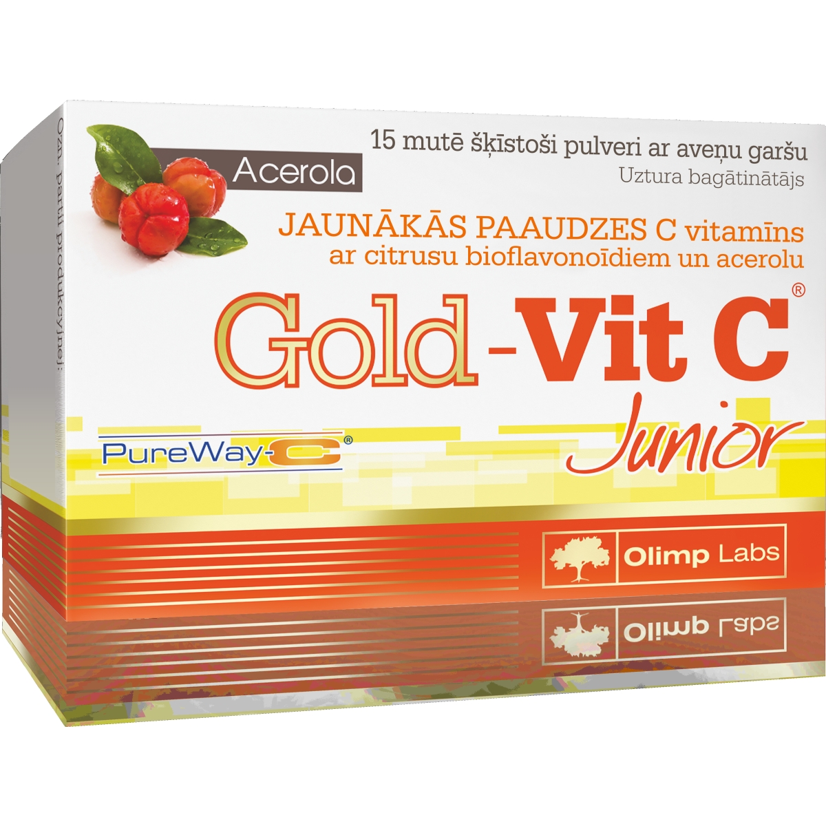 OLIMPLABS GOLD VIT. C JUNIOR PULVERIS N15 - Produkta attēls