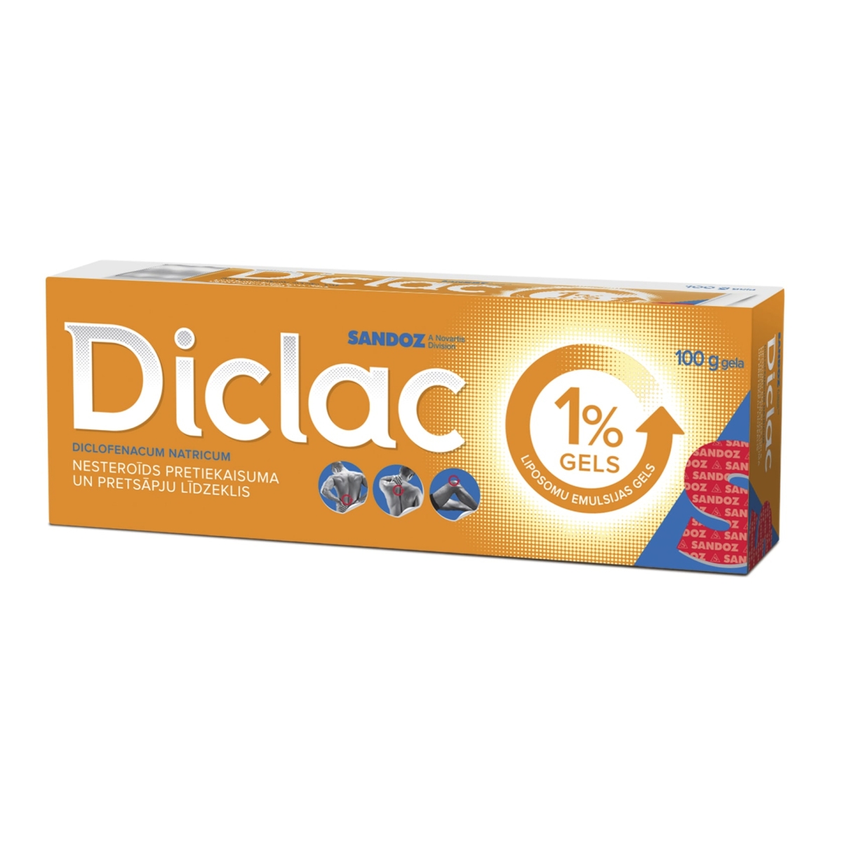 DICLAC® 1% gēls, 100 g.