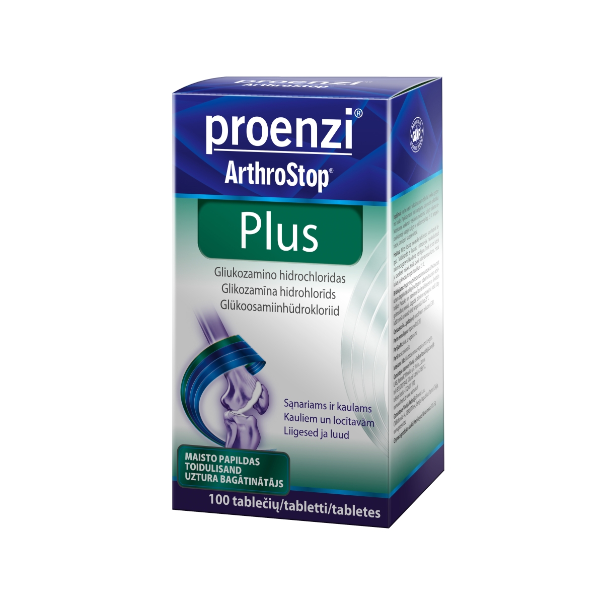 WALMARK Proenzi Arthrostop Plus tabletes, 100 gab.