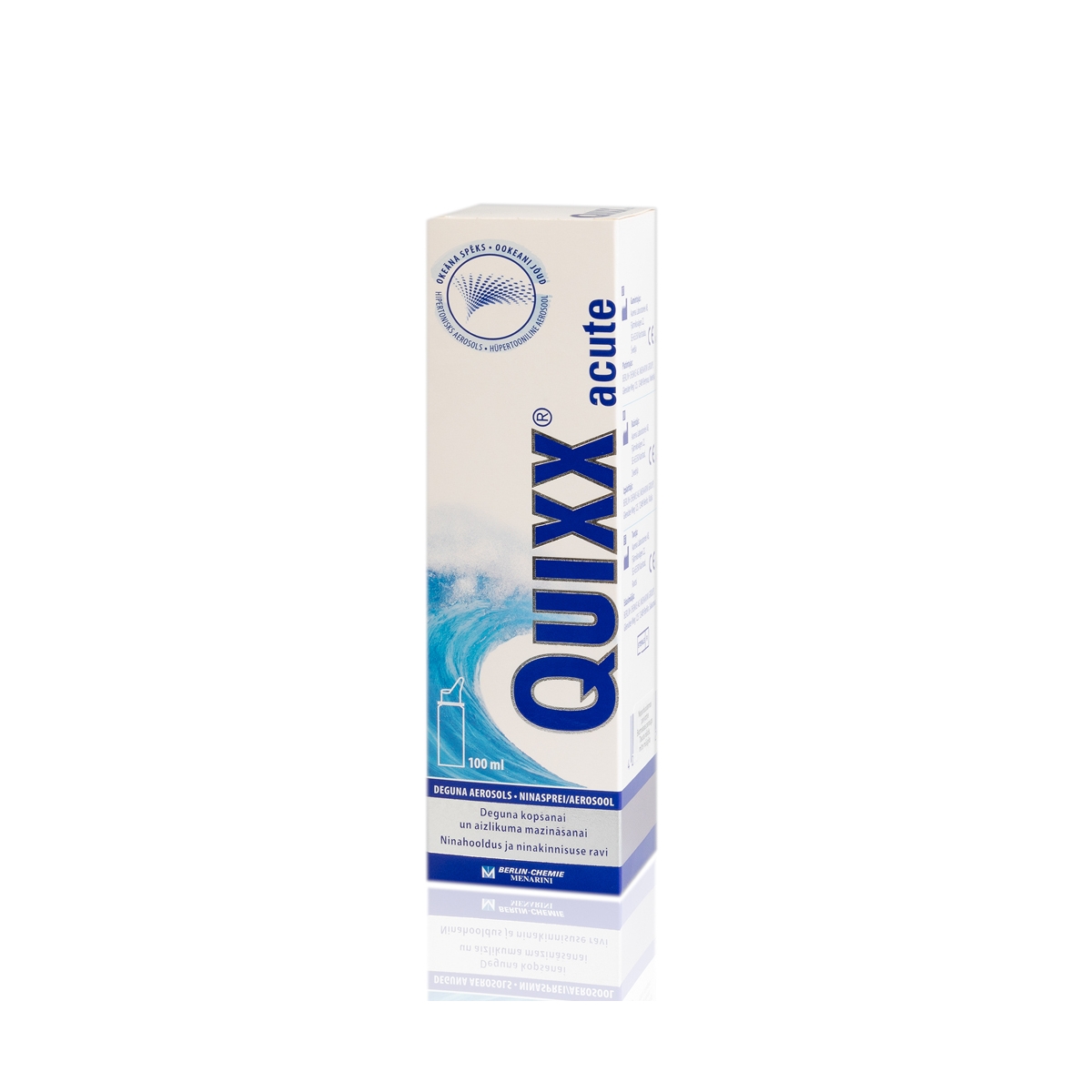 QUIXX Acute deguna aerosols (bojāts iepakojums), 100 ml - Produkta attēls