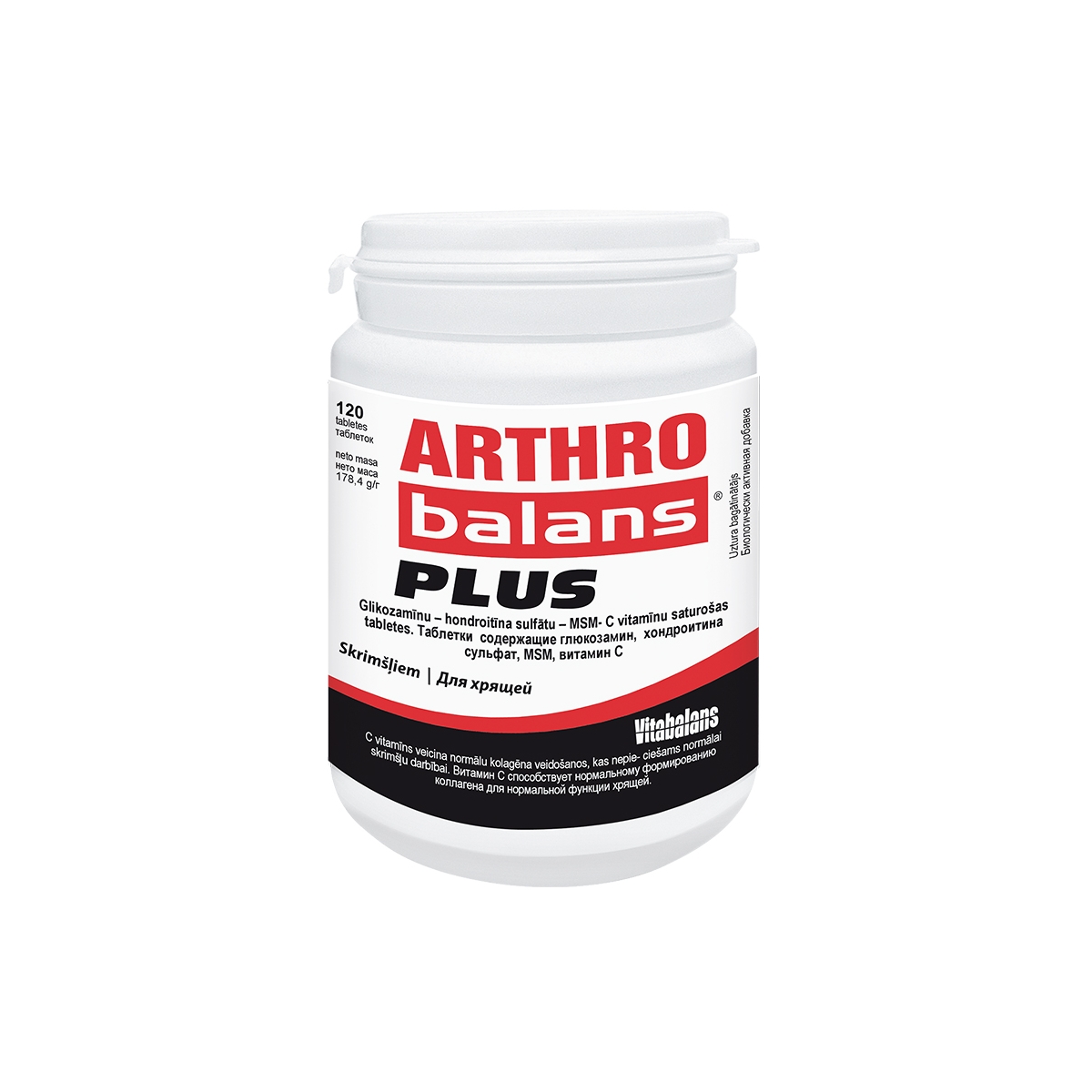 ARTHROBALANS® Plus tabletes, 120 gab