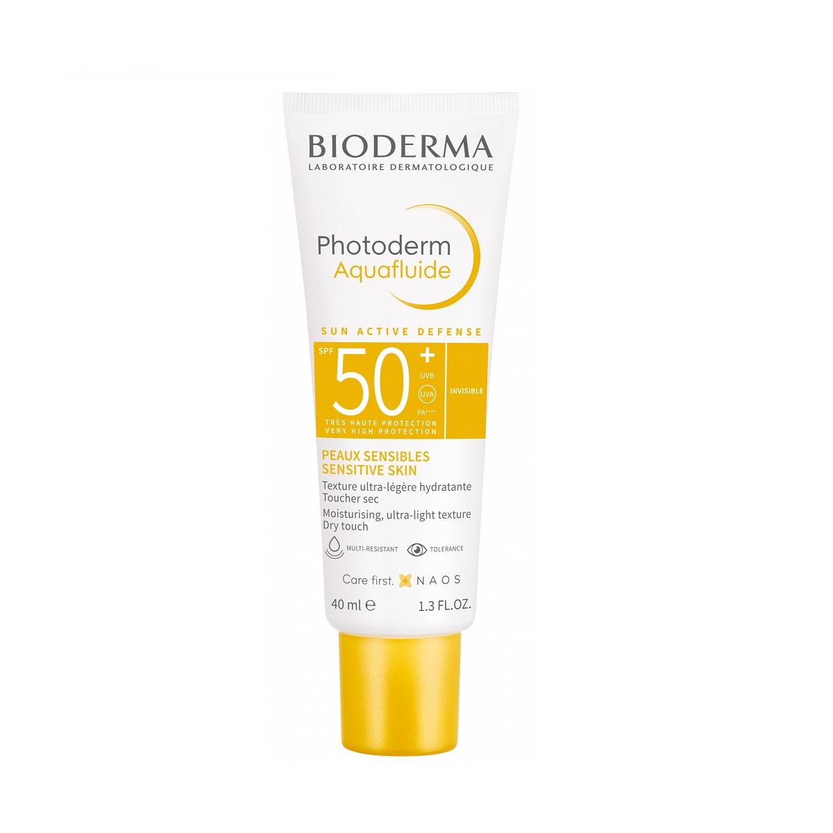 BIODERMA Photoderm Aquafluide SPF50+ akvafluīds b/krāsas, 40 ml