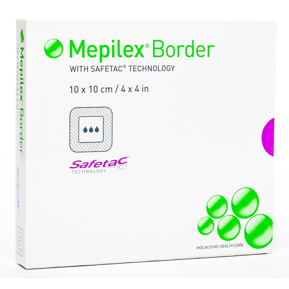 MEPILEX BORDER (ČŪLĀM IZGULĒJ) 10X10CM N5 - Produkta attēls