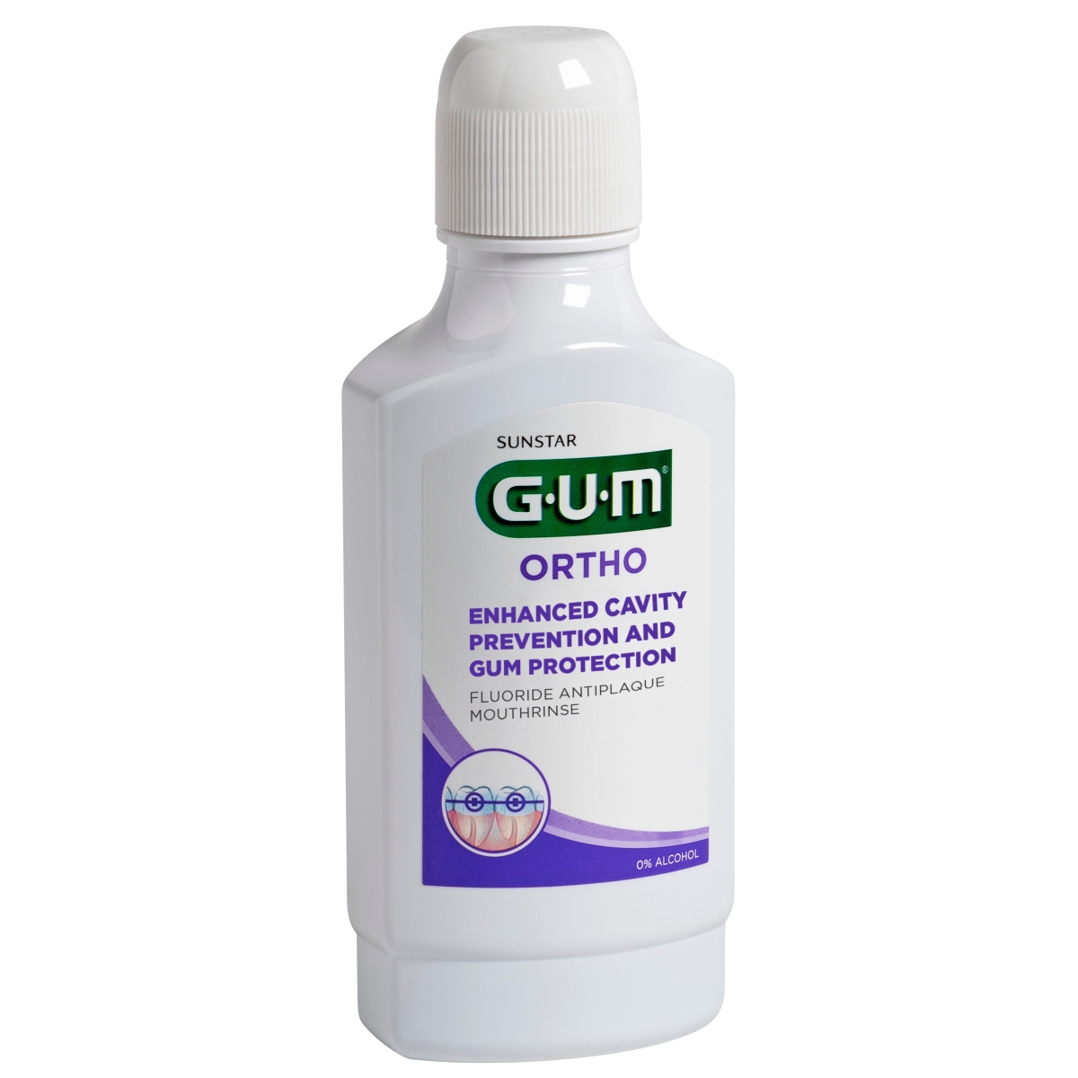 GUM® Ortho mutes skalošanas līdzeklis, 300 ml