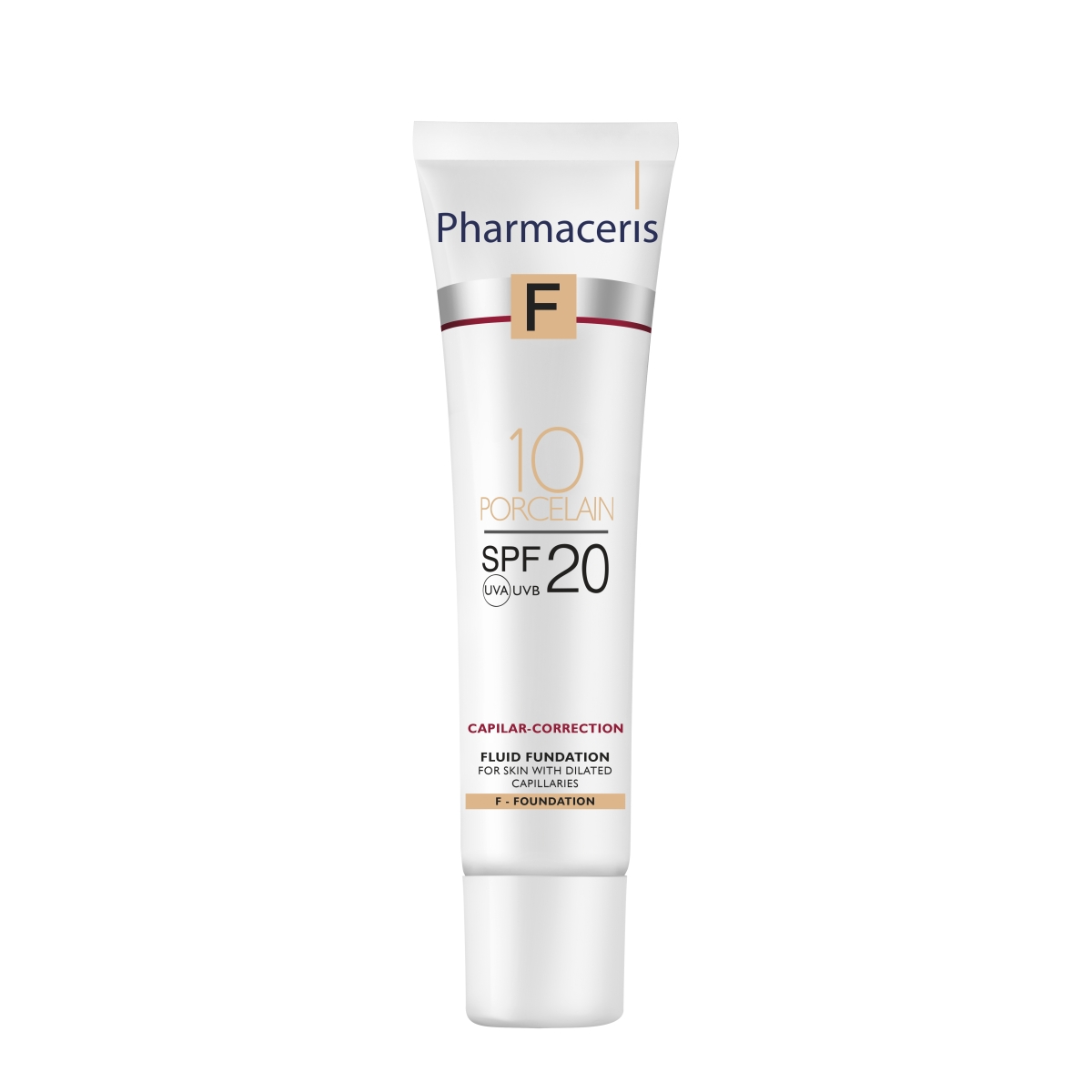 PHARMACERIS F.Capilar-Correction tonālais krēms ar SPF20 (porcelan), 3 - Produkta attēls