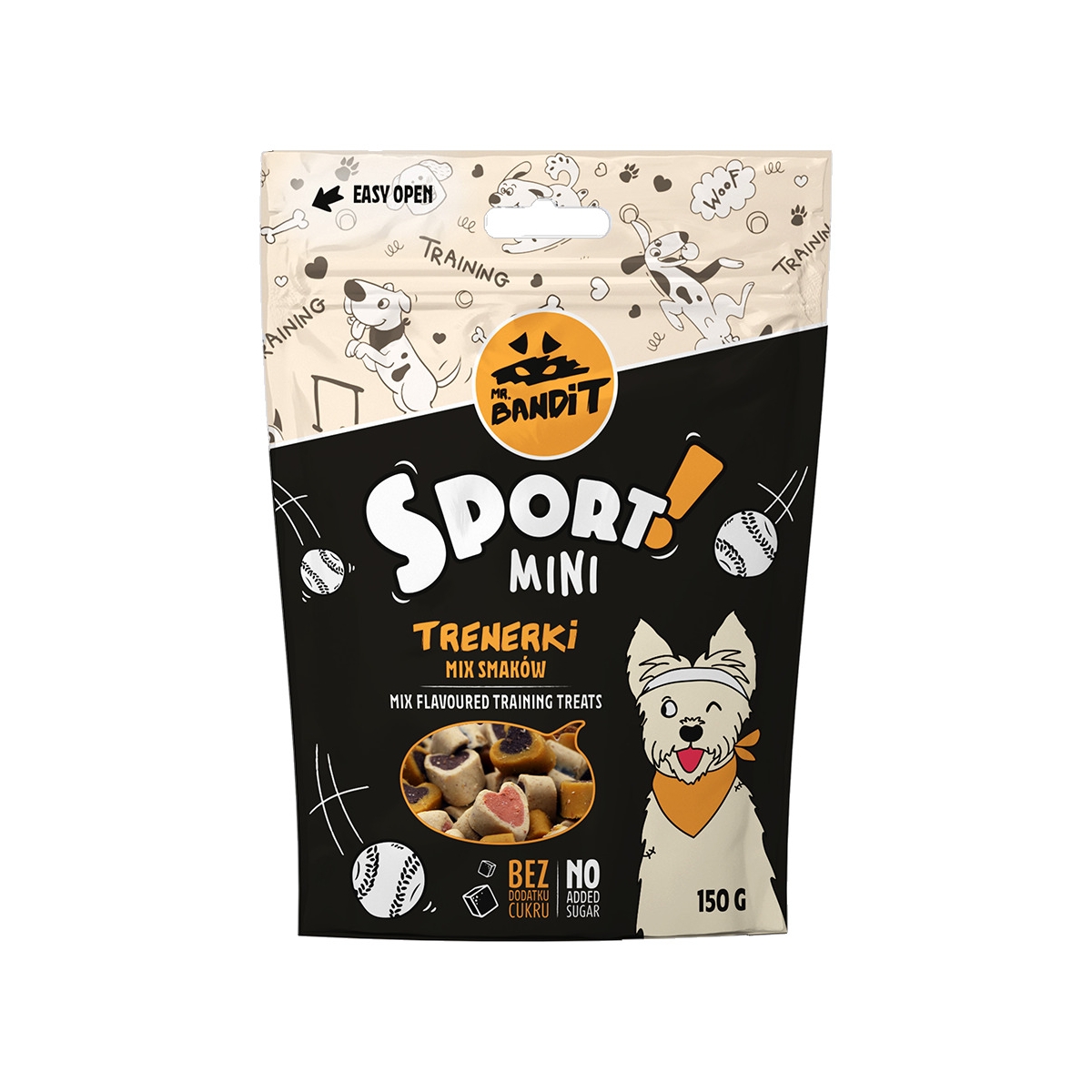 MR.BANDIT SPORT MINI AR GARŠU MAISĪJUMU 150G - Produkta attēls