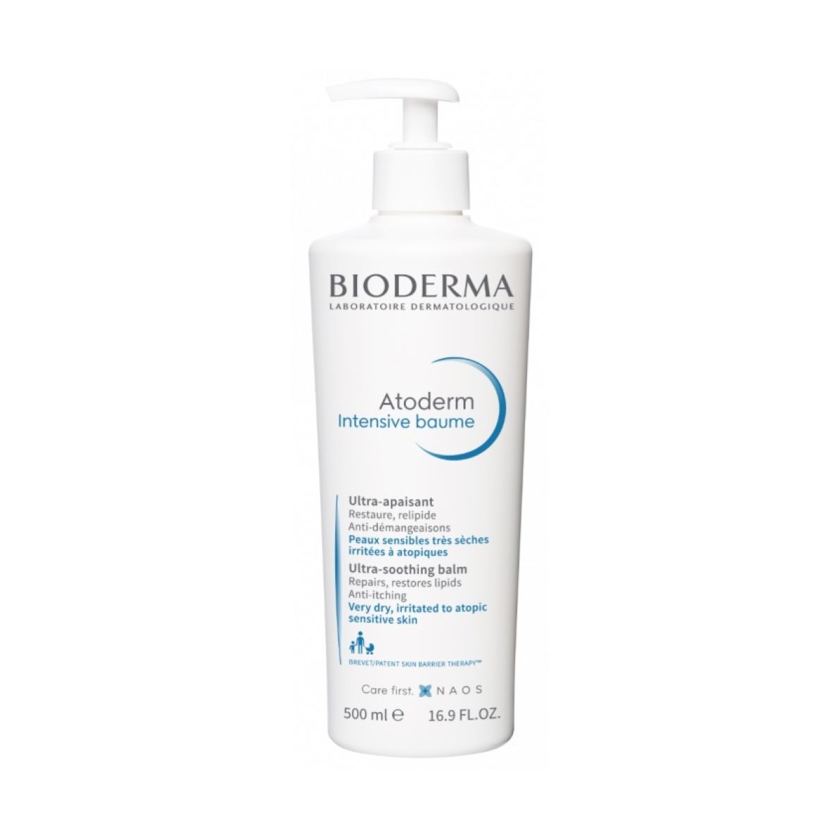 BIODERMA Atoderm Intensive Baume balzams, 500 ml - Produkta attēls