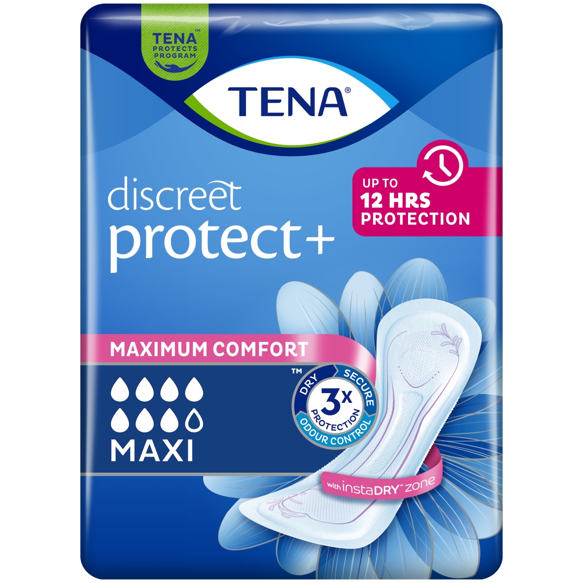 TENA Discreet Maxi paketes,12 gab.