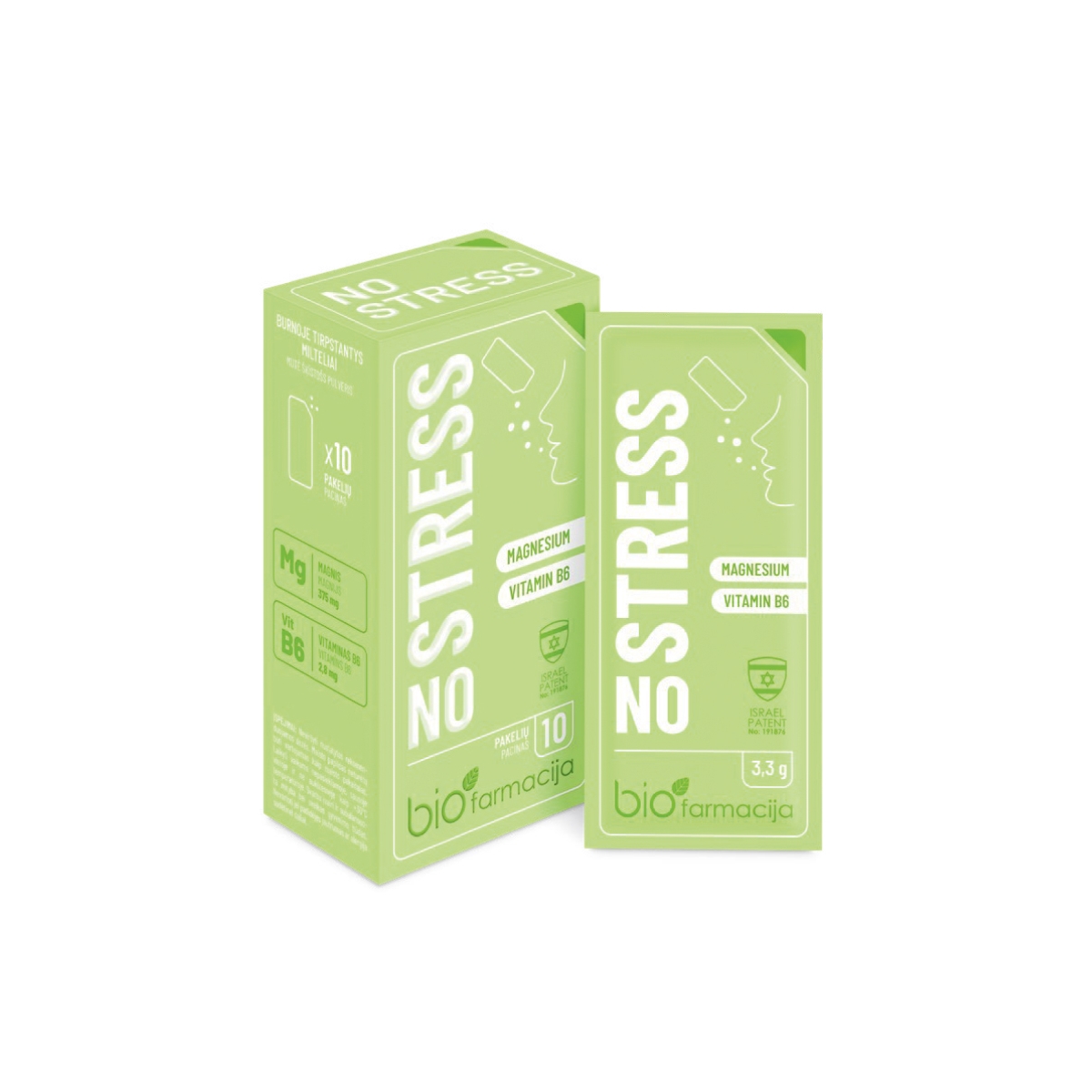 NO STRESS MUTĒ ŠĶĪSTOŠS PULVERIS 3.3G N10 - Produkta attēls