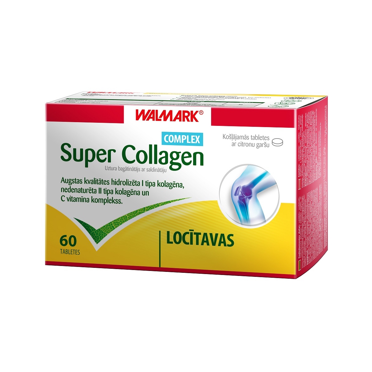 WALMARK Super Collagen complex tabletes, 60 gab. - Produkta attēls