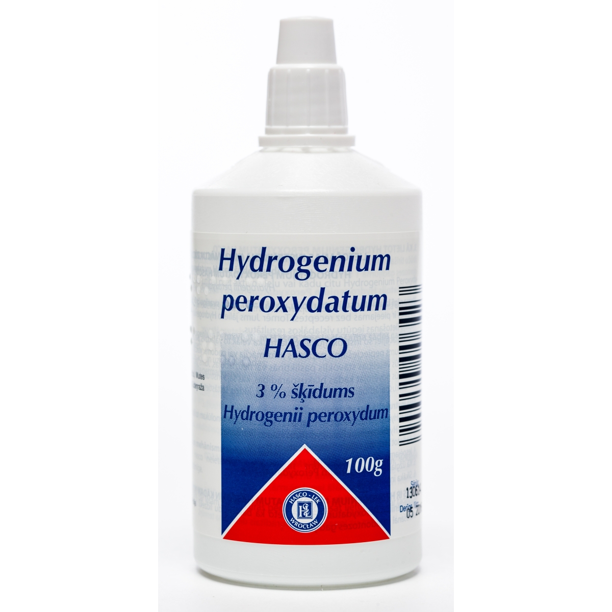 HYDROGENIUM PEROXYDATUM 3% 100G (HASCO) - Produkta attēls