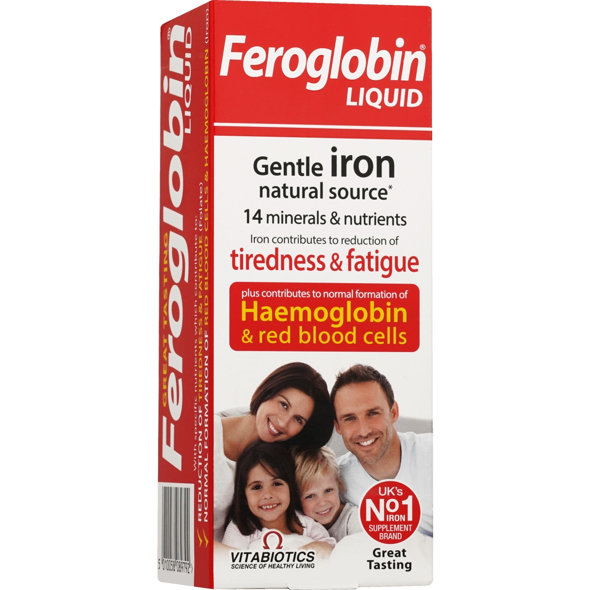 FEROGLOBIN® B12 šķidrums, 200 ml - Produkta attēls