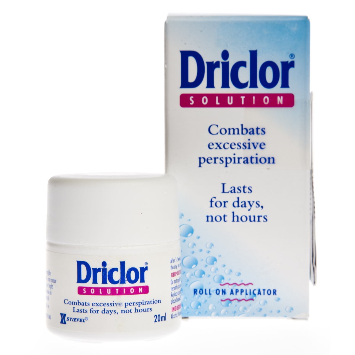 DRICLOR ROLL-ON 20ML PRETSVIEDRU LĪDZEKLIS - Produkta attēls