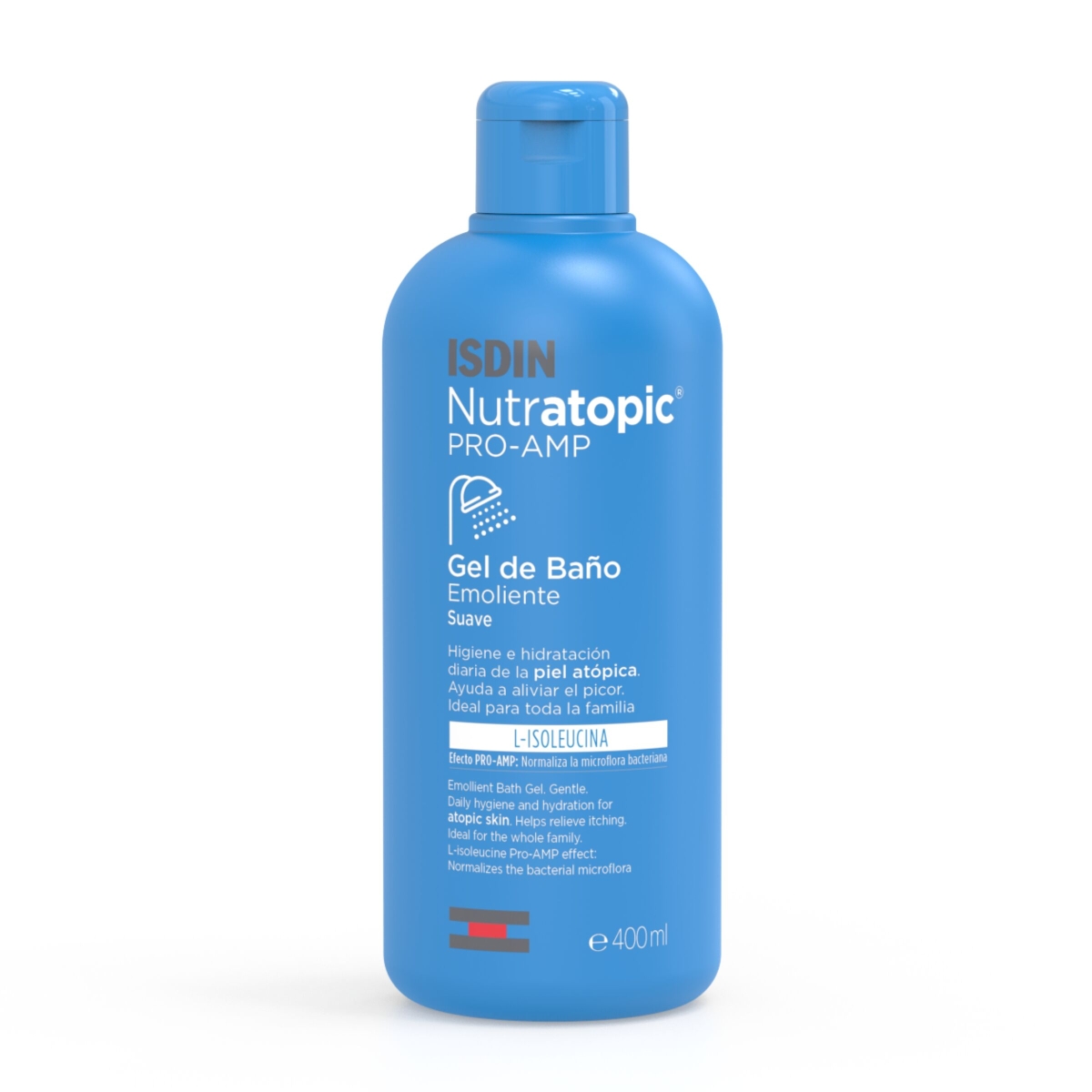 ISDIN Nutratopic dušas želeja, 400 ml - Produkta attēls