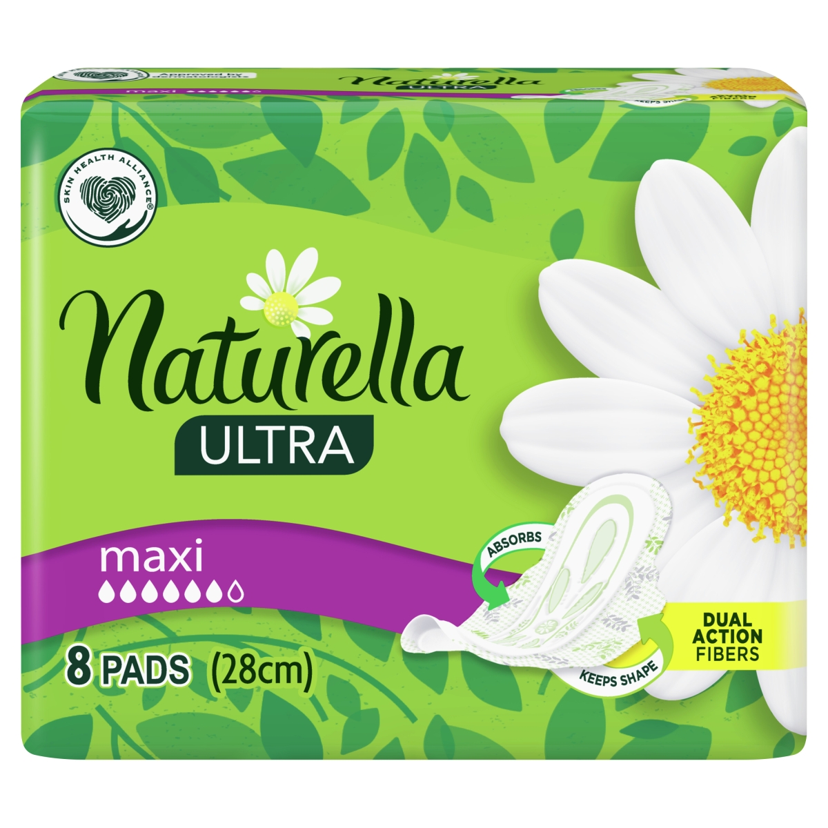 NATURELLA Ultra Maxi higiēniskās paketes, 8 gab